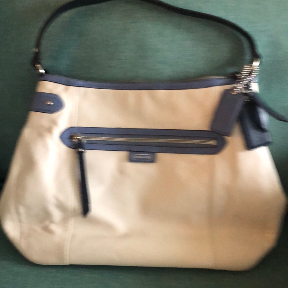 Coach Daisy Spectator Leather Hobo Handbag